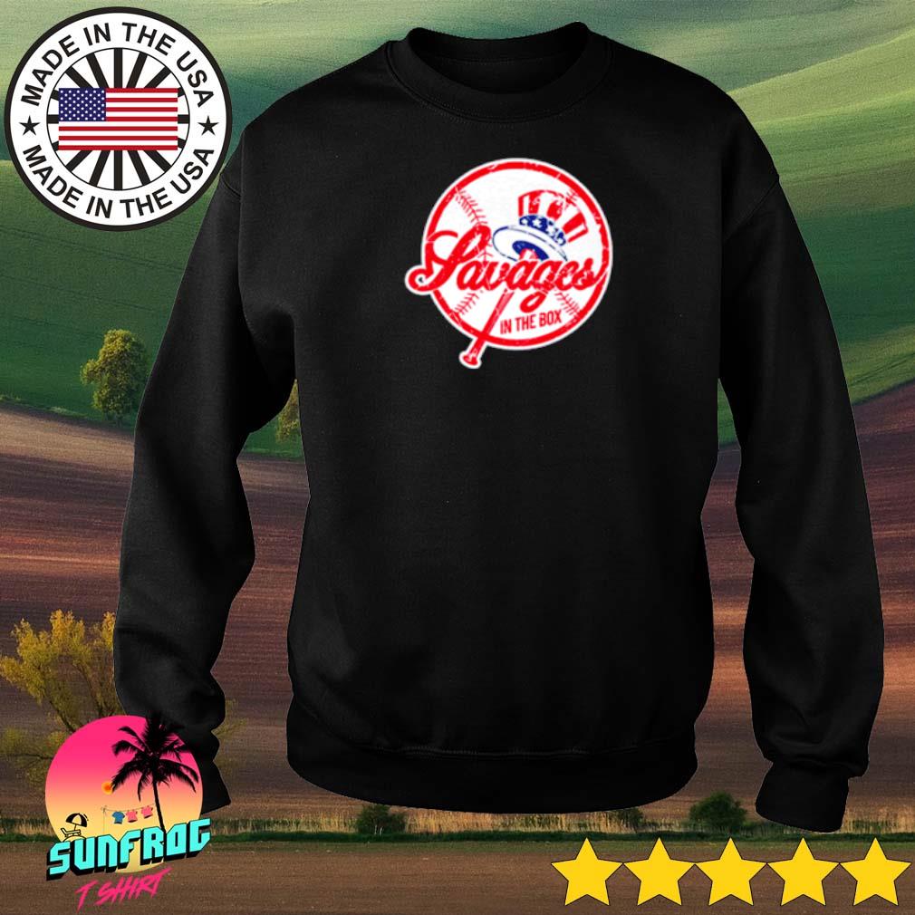 Savages in the box Yankees shirt, hoodie, sweater, long sleeve and tank top