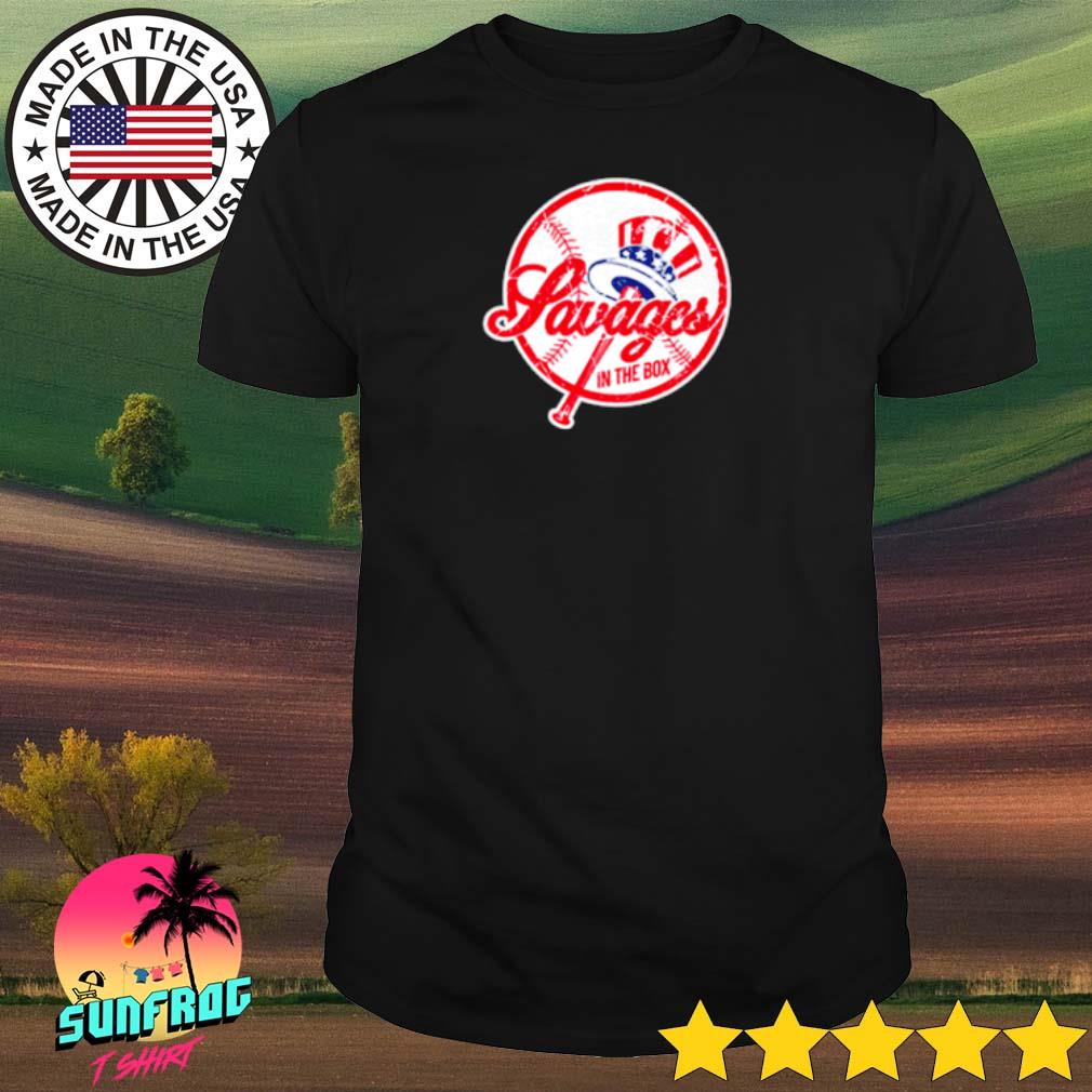 Yankees savages in the box shirt, hoodie, sweater, long sleeve and tank top