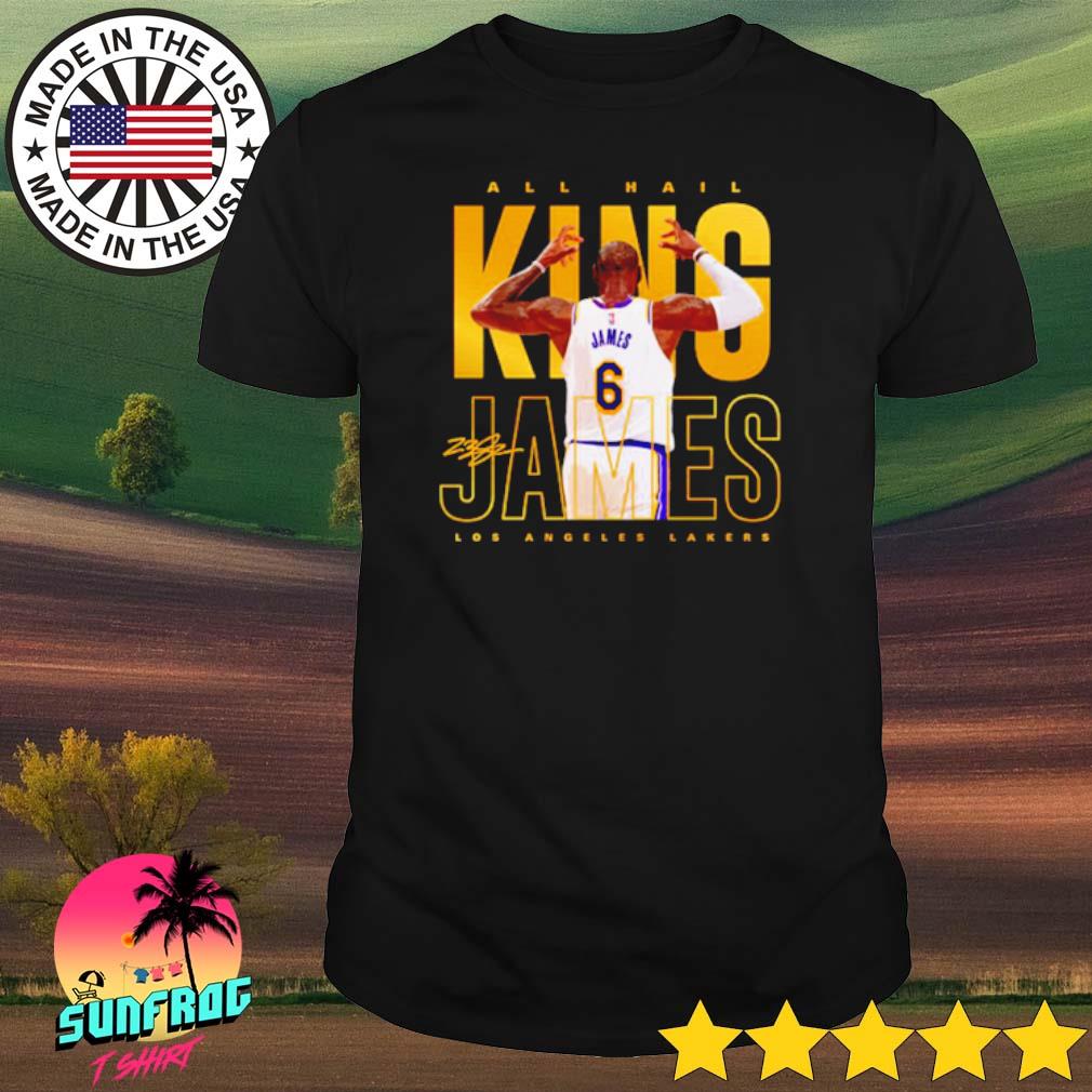 Lebron James All Hail The King T-Shirt, Lebron James Gifts in 2023