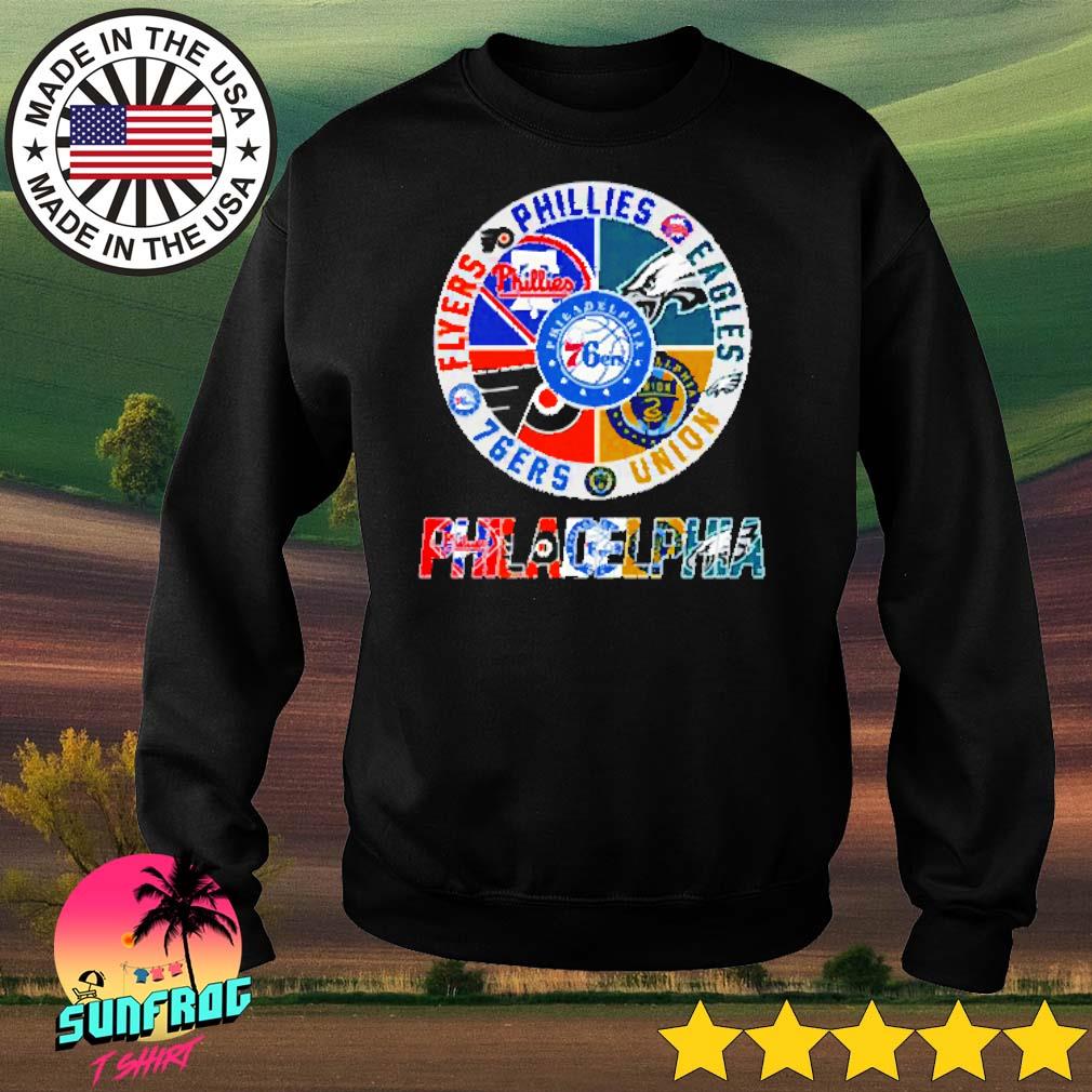 Philly Sports Eagles Phillies Flyers Sixers Shirt, hoodie, sweater, long  sleeve and tank top