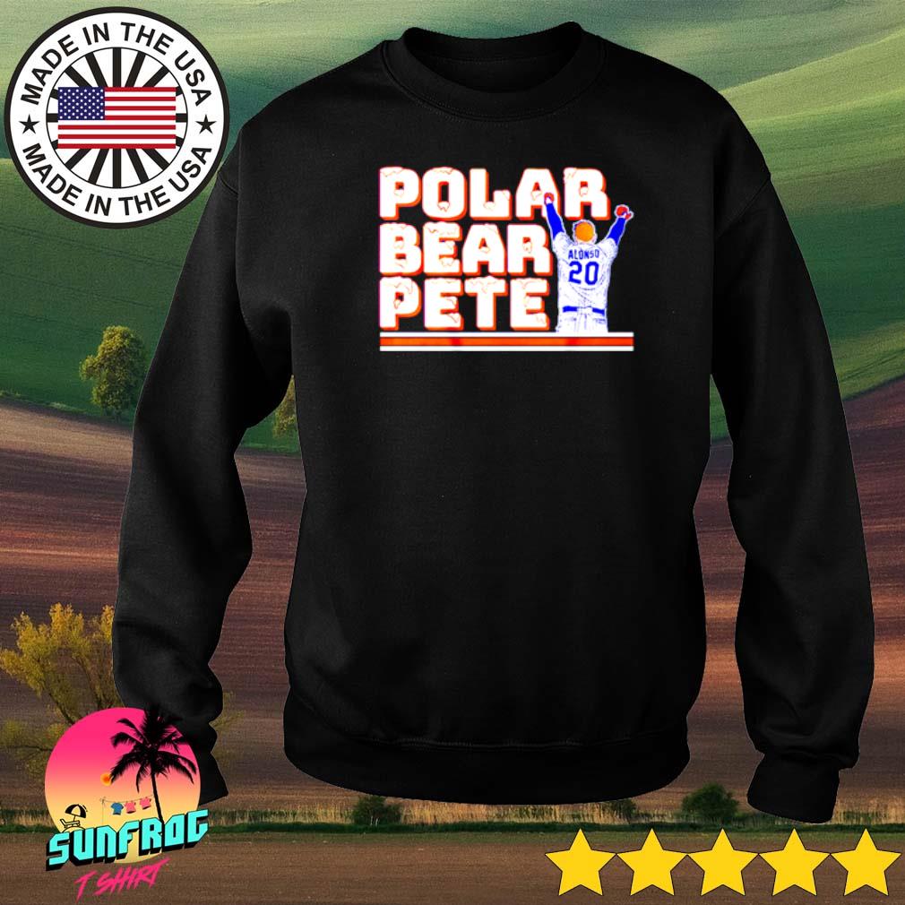 New York Mets Pete Alonso Polar Bear Pete Tee Shirt