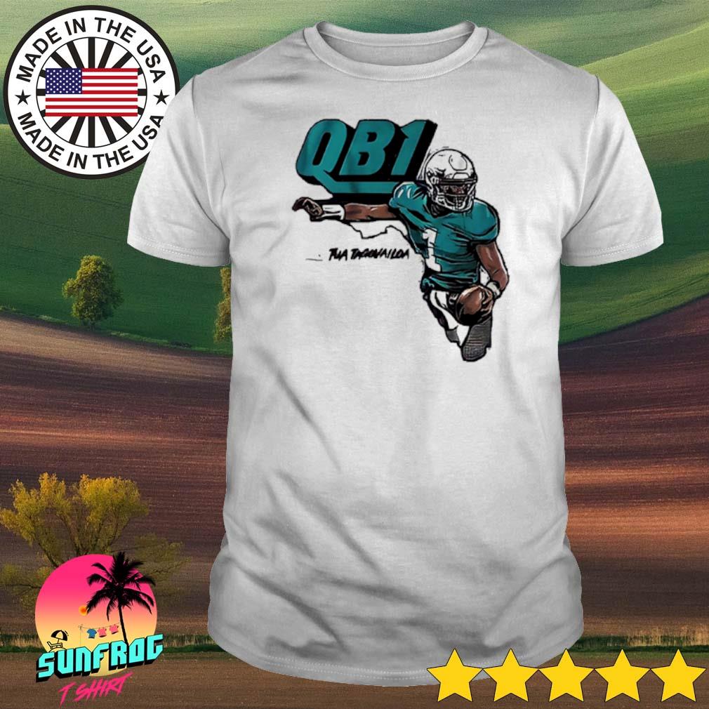 QB1 Tua Tagovailoa Miami Dolphins Shirt, hoodie, sweater, long