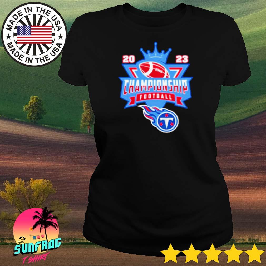 Tennessee Titans Football NFL 2023 Championship Crown Logo Shirt