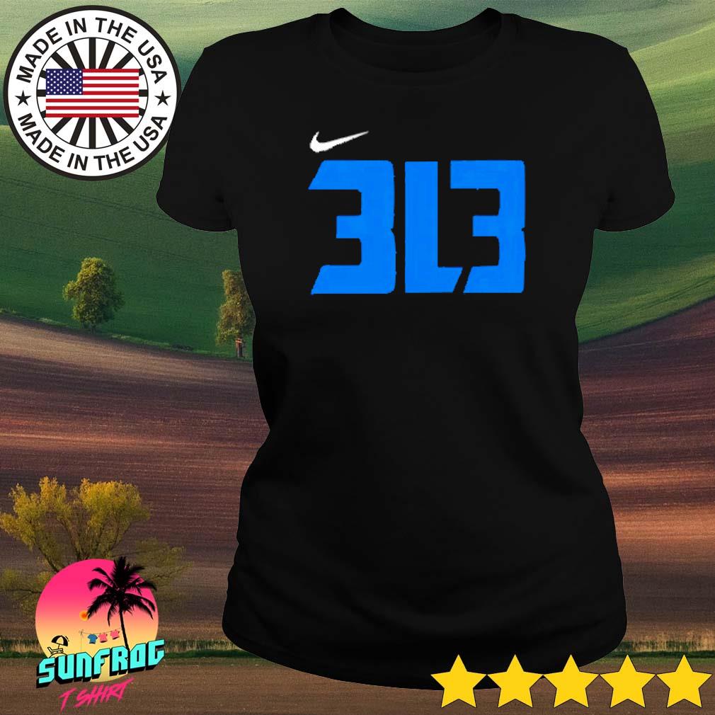 Official 313 3L3 Detroit Lions Shirt, hoodie, sweater, long sleeve