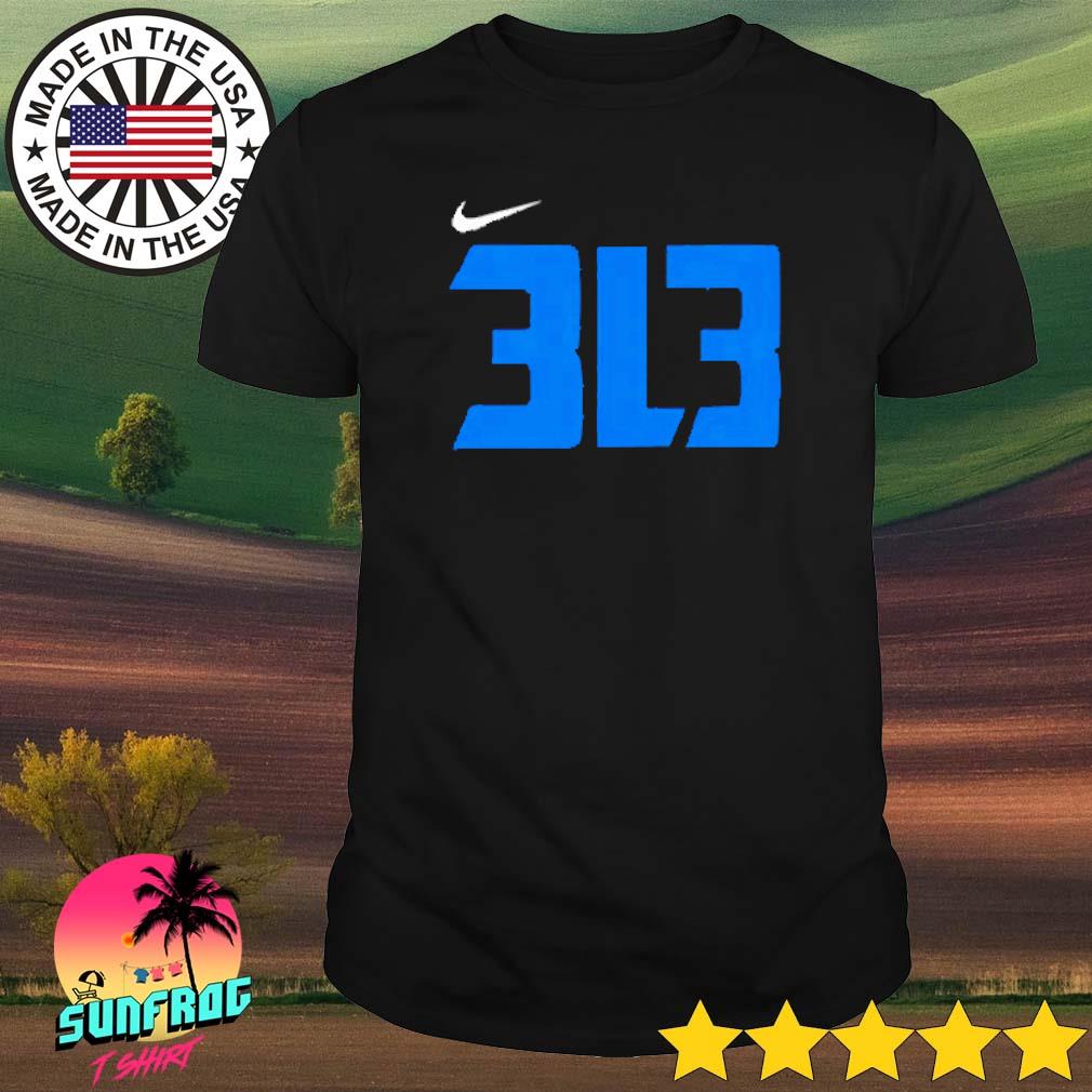 Official 313 3L3 Detroit Lions Shirt, hoodie, sweater, long sleeve