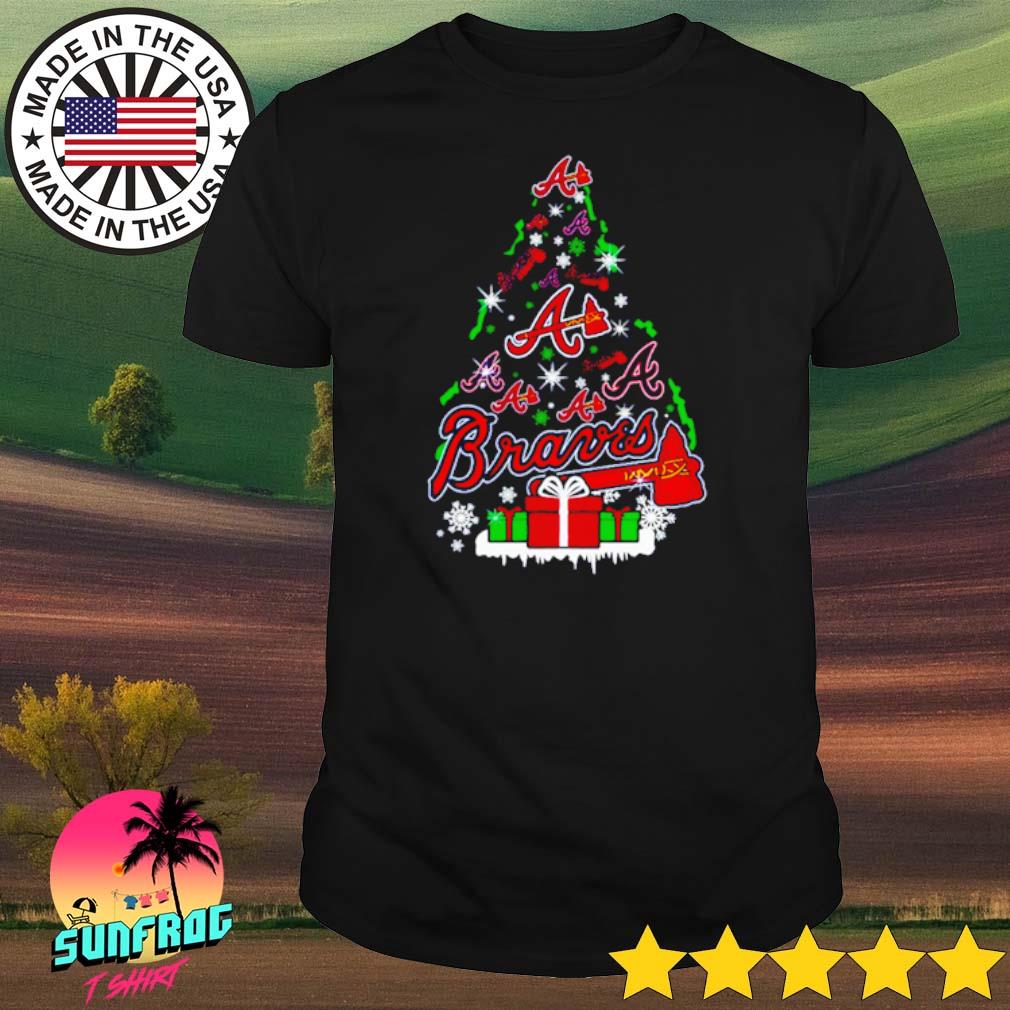 Atlanta Braves Christmas Tree Merry Christmas Shirt, hoodie, sweater, long  sleeve and tank top