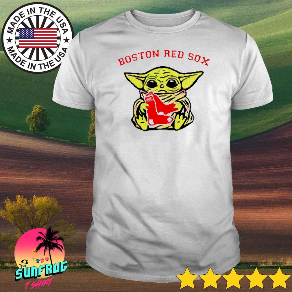 Official baby Yoda Hug Logo Boston Red Sox SVG Digital Cricut File Shirt,  hoodie, sweater, long sleeve and tank top