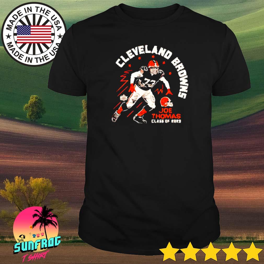 Cleveland Browns Joe Thomas Class Of 2023 Homage T Shirt - Limotees