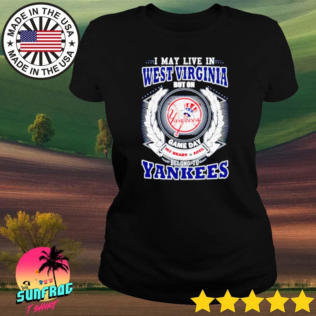 I May Live In Washington Belong To New York Yankees T-shirt,Sweater,  Hoodie, And Long Sleeved, Ladies, Tank Top