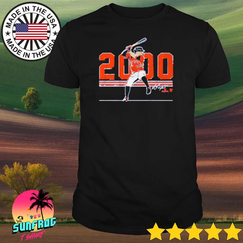 Jose Altuve 2000 Hits T-Shirt - Hnatee