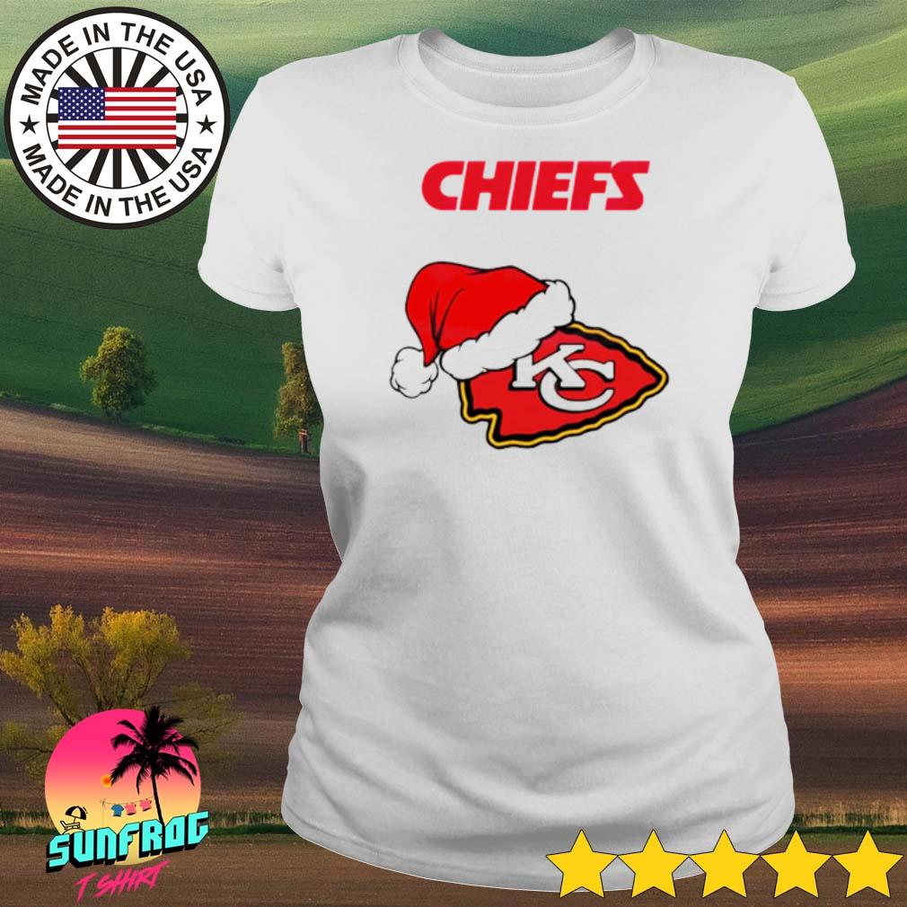 Official Kansas city Chiefs NFL Christmas logo T-shirt, hoodie, tank top,  sweater and long sleeve t-shirt