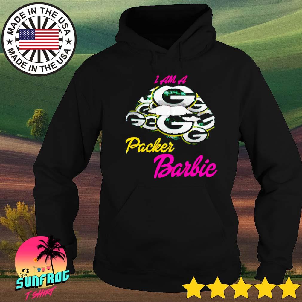 Lip Green Bay Packers I Am A Packer Barbie Shirt, hoodie, sweater