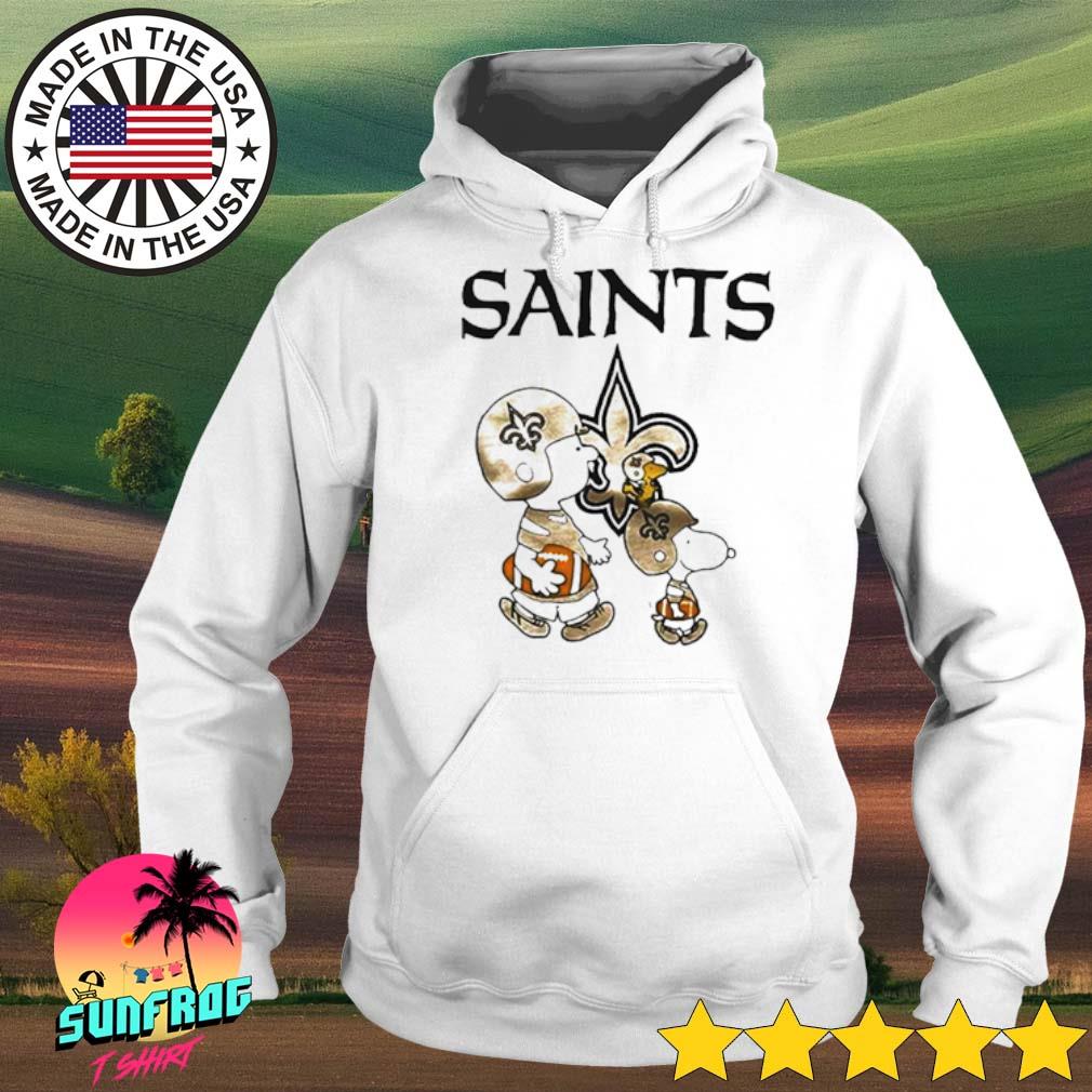 New Orleans Saints Snoopy and Charlie Brown Peanuts shirt, hoodie