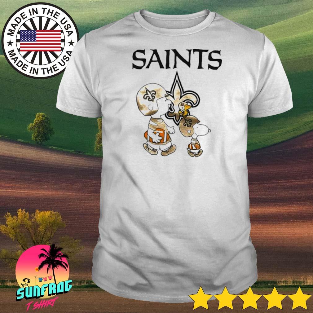 New Orleans Saints Snoopy and Charlie Brown Peanuts shirt, hoodie, sweater,  long sleeve and tank top