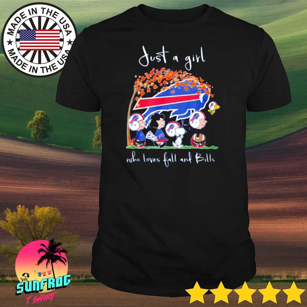 Official just A Girl Buffalo Bills Who Loves Fall And Buffalo Bills Shirt,  hoodie, sweater, long sleeve and tank top