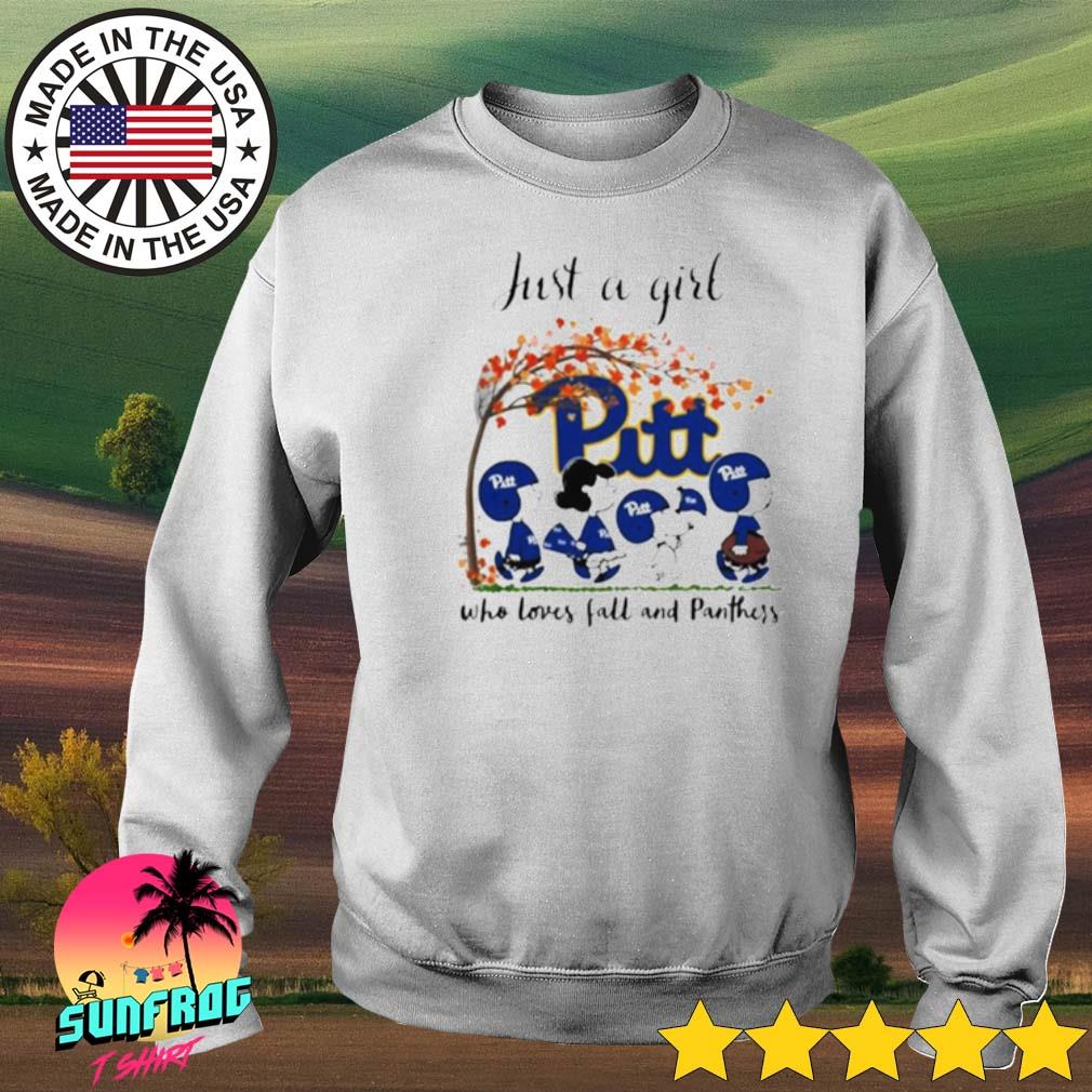 Just A Girl Who Loves Fall And Love Peanuts Characters Pittsburgh Steelers  Shirt, hoodie, sweater, long sleeve and tank top