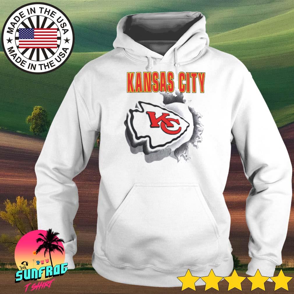 NFL, Shirts, Kansas City Chiefs Football Hooded Sweatshirt