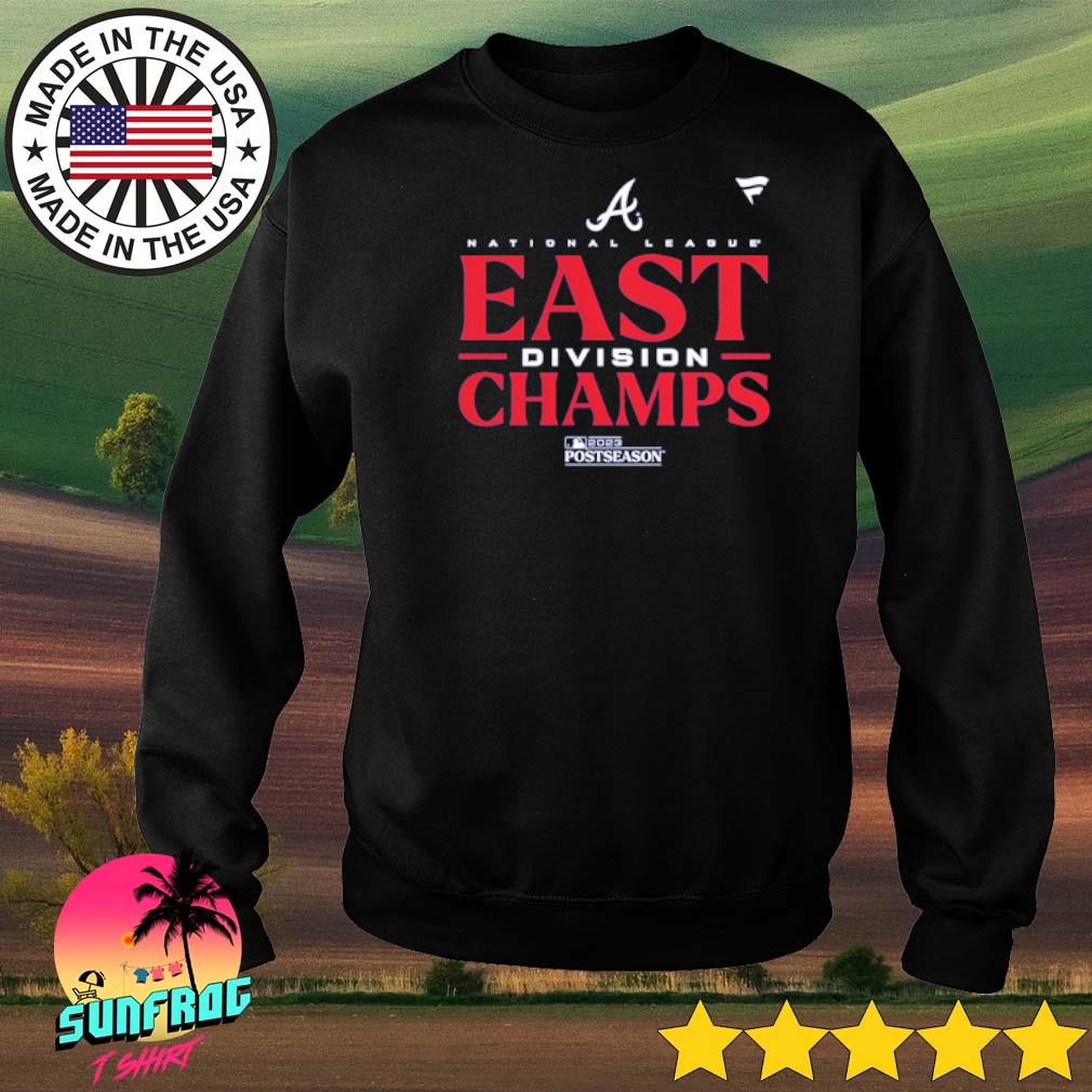 Atlanta Braves NL East Division Champions 2023 Postseason Clinched Shirt,  hoodie, longsleeve, sweatshirt, v-neck tee