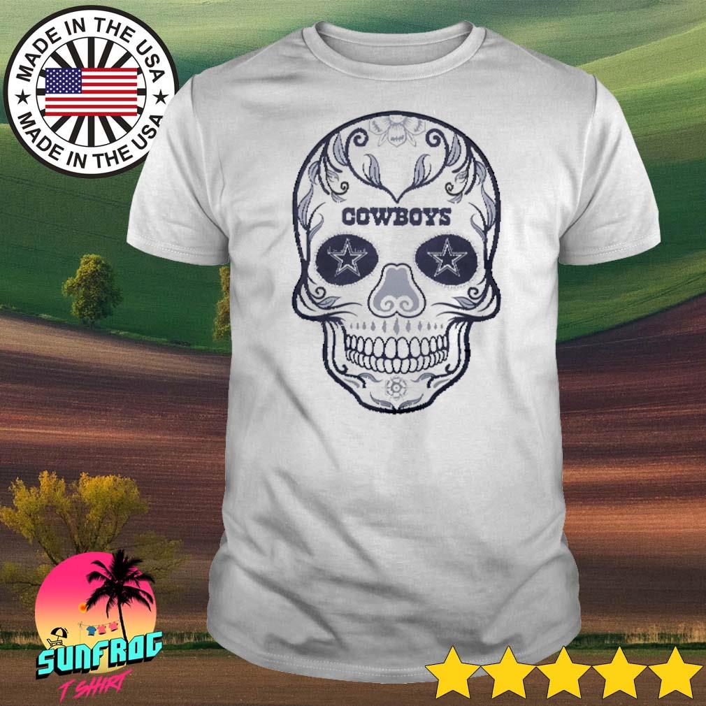 Dallas Cowboys Sugar Skull Short Sleeve Tee Black / M