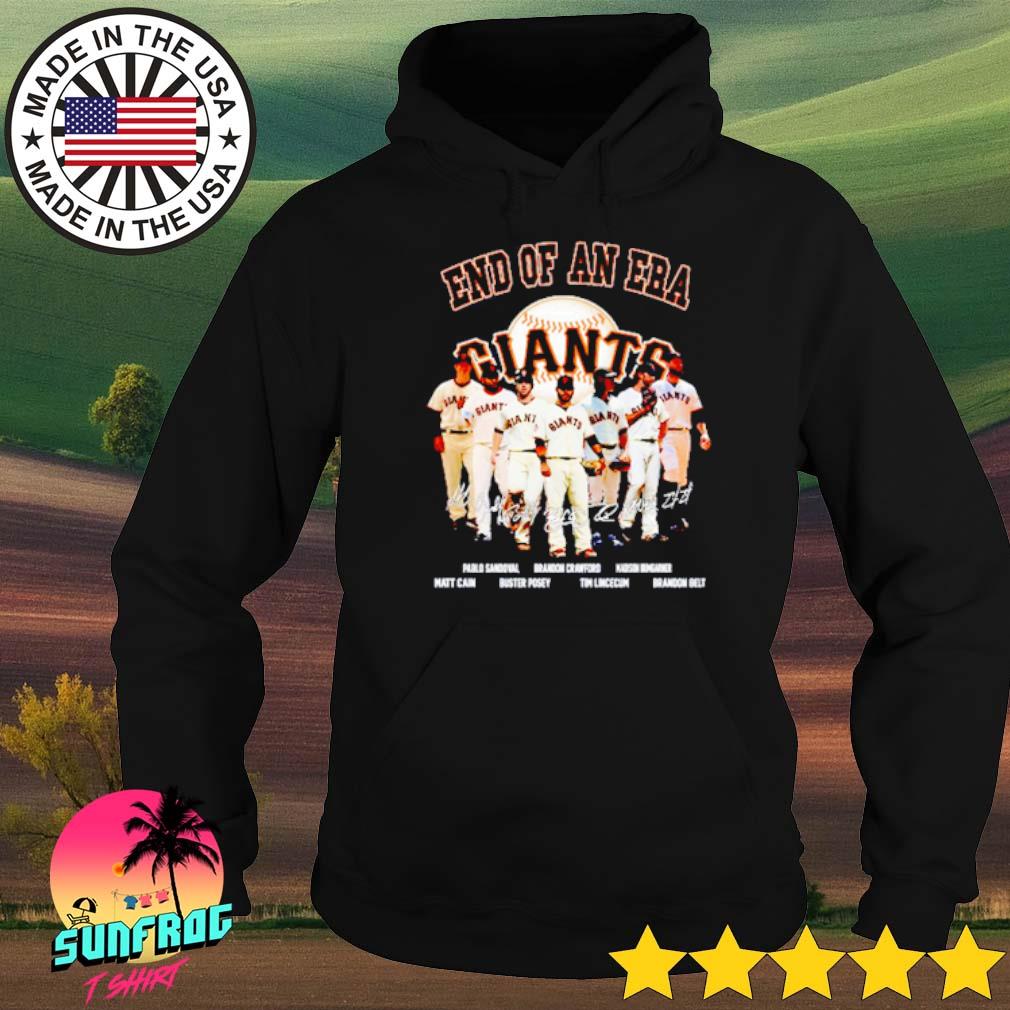 Official End of an era san francisco giants T-shirt, hoodie, tank