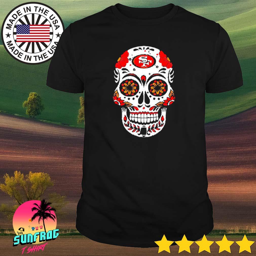 San Francisco 49ers: Sugar Skull T-Shirt - TeeNaviSport