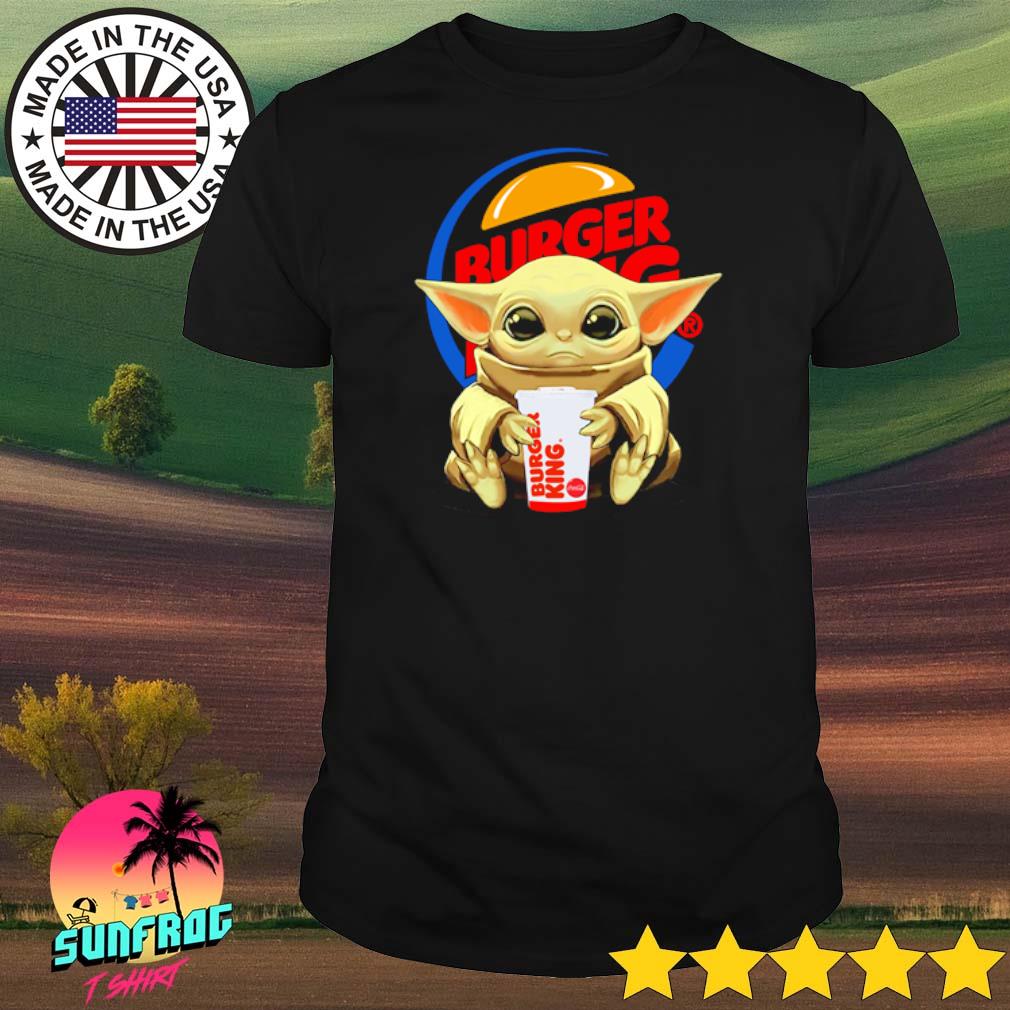 Baby Yoda hug Burger King shirt