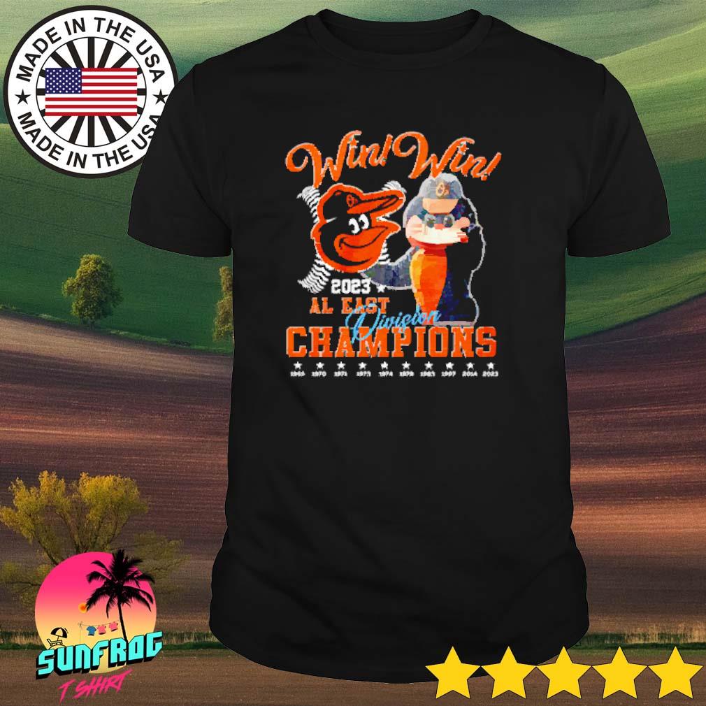 Baltimore Orioles AL East Division Champions cartoon shirt, hoodie,  sweater, long sleeve and tank top