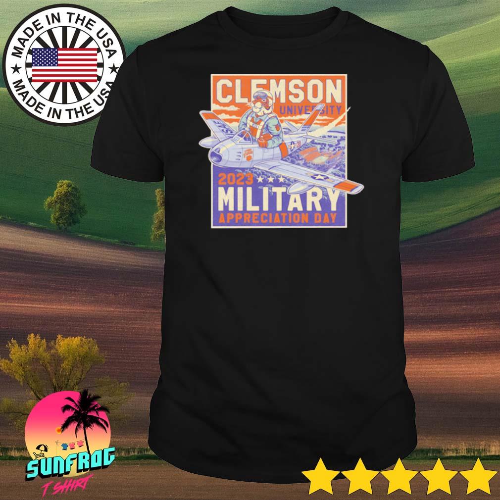 Clemson university 2023 military appreciation day shirt