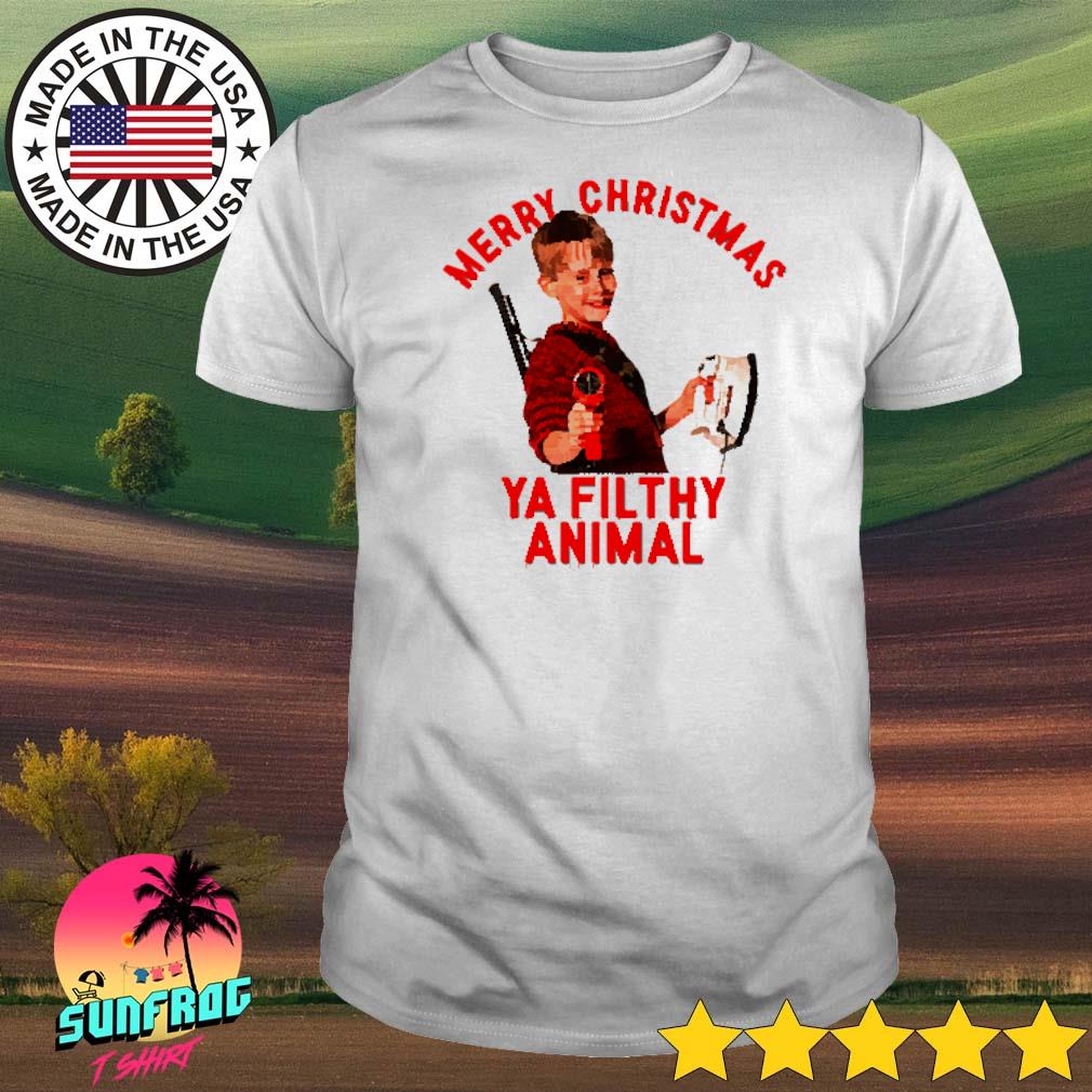 Merry Christmas ya filthy animal shirt