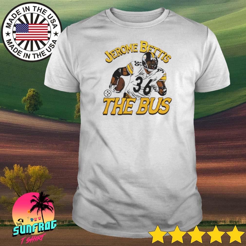 Pittsburgh Steelers Jerome Bettis the bus shirt