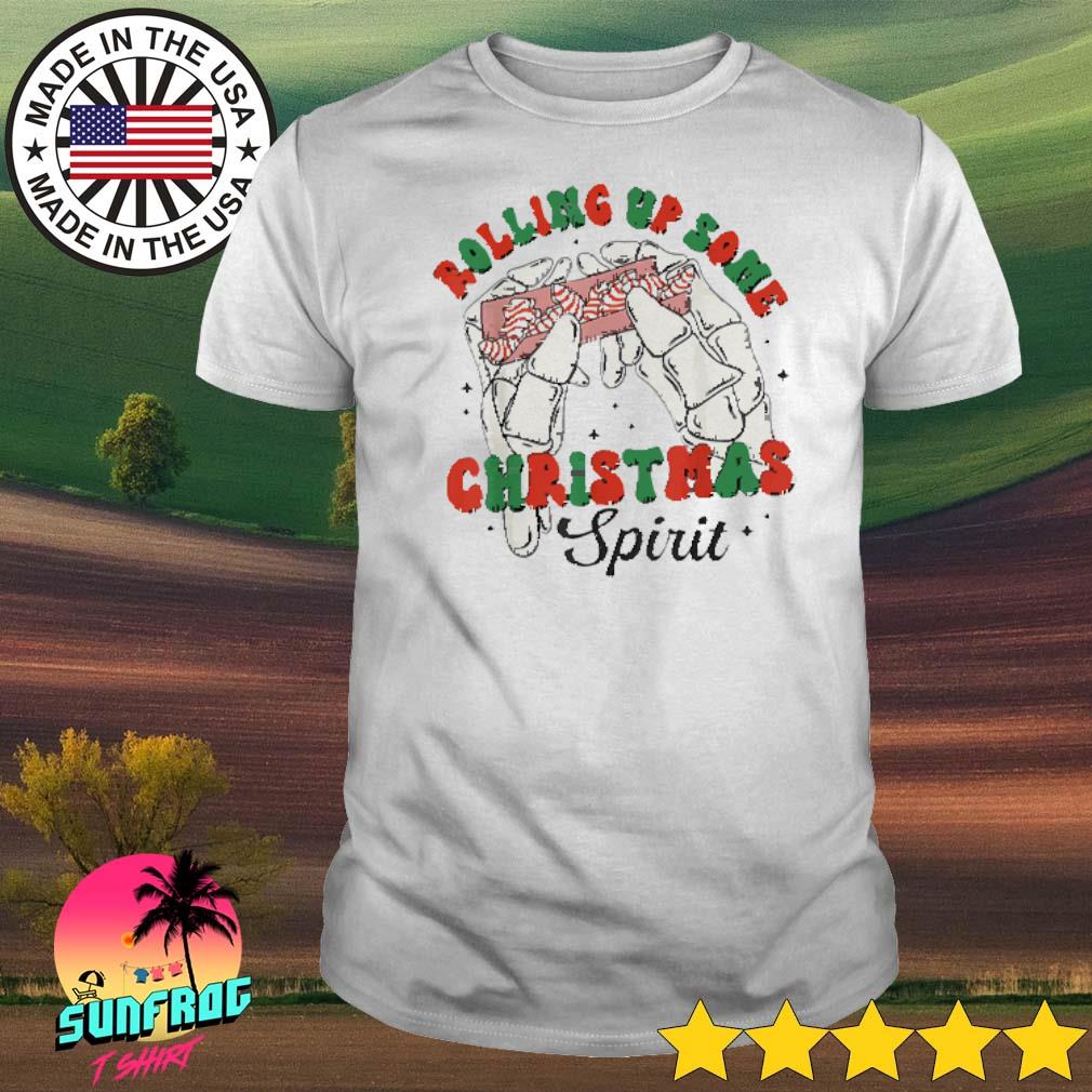 Rolling up some Christmas spirit shirt