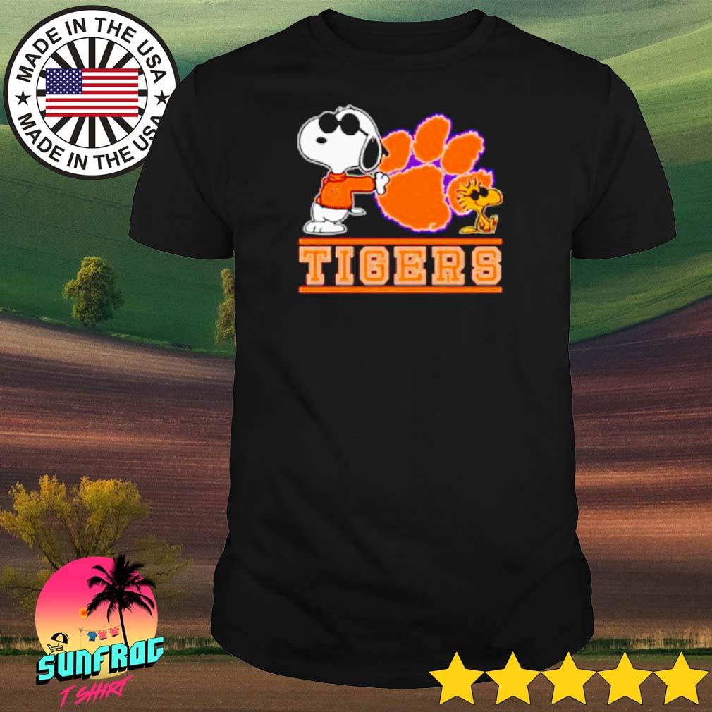 Snoopy and Woodstock Clemson Tigers shirt