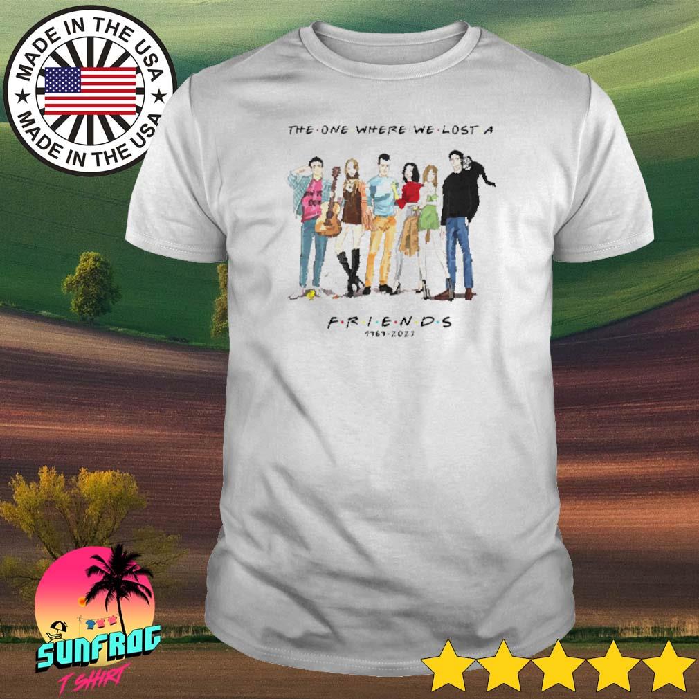 The one where we lost a friends Matthew Perry 1969-2023 shirt