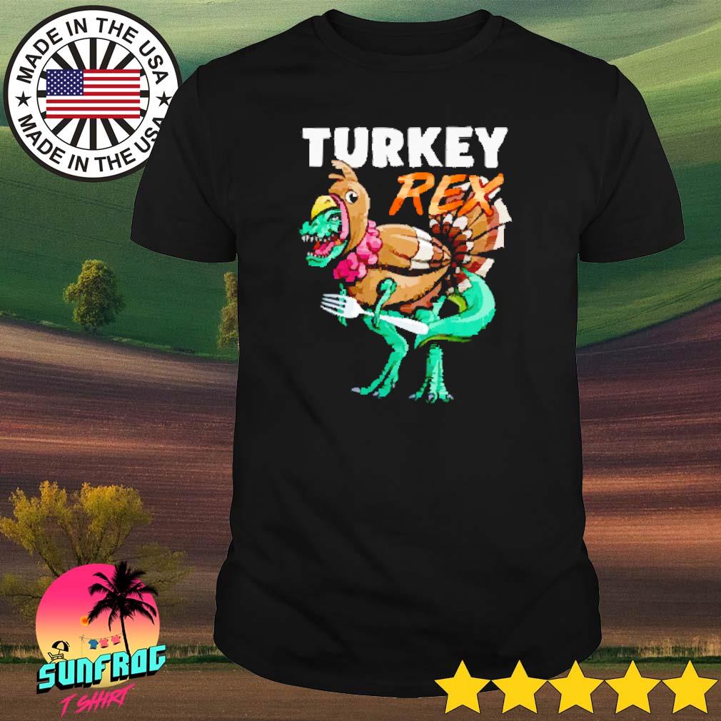 Turkey T Rex thanksgiving dinosaur turkey costume shirt