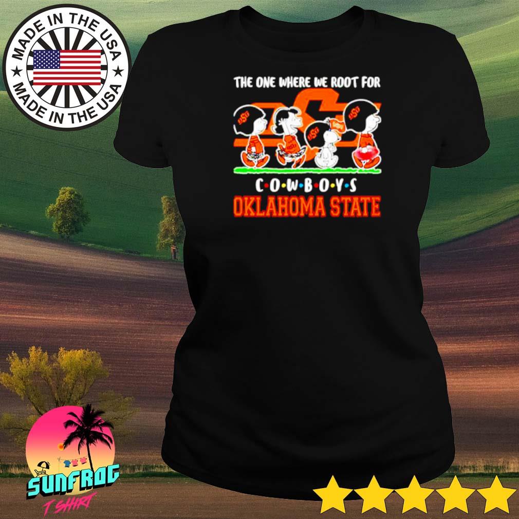 Peanuts characters the one where we root for Oklahoma State Cowboys