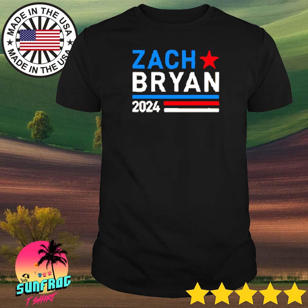 Zach Bryan 2024 for president shirt, hoodie, sweater, long sleeve and
