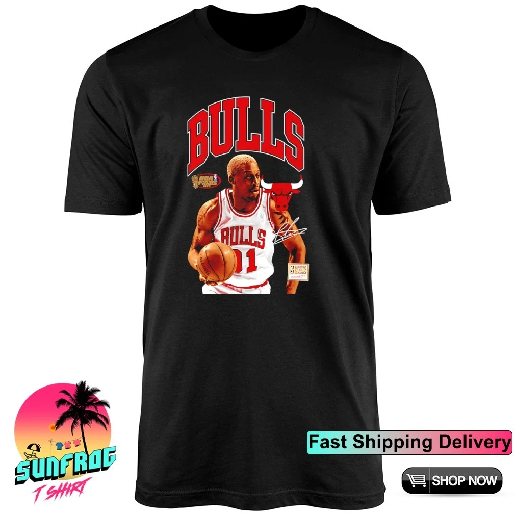 Dennis Rodman Chicago Bulls NBA Finals 1997 Signature