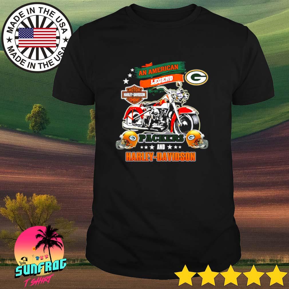 An American Legend Harley Davidson Green Bay Packers shirt, hoodie and  sweater