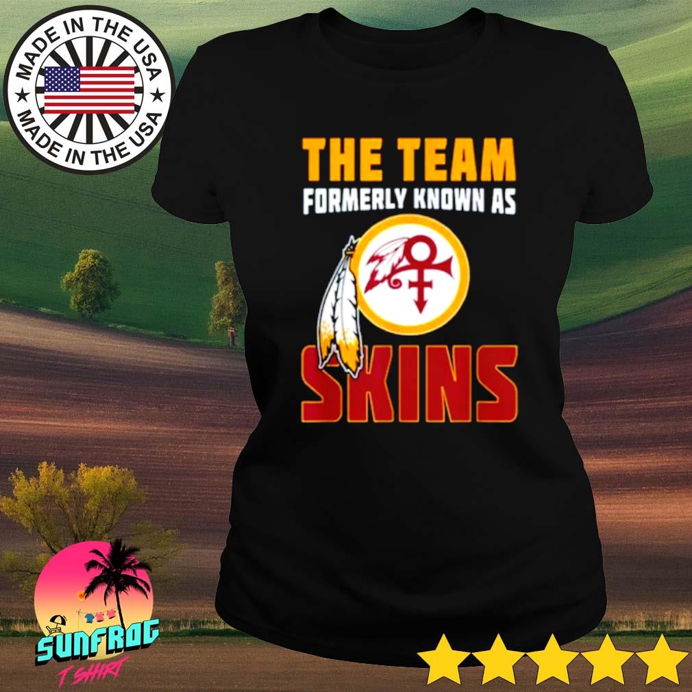 The team formerly known as the skins Washington Redskins shirt