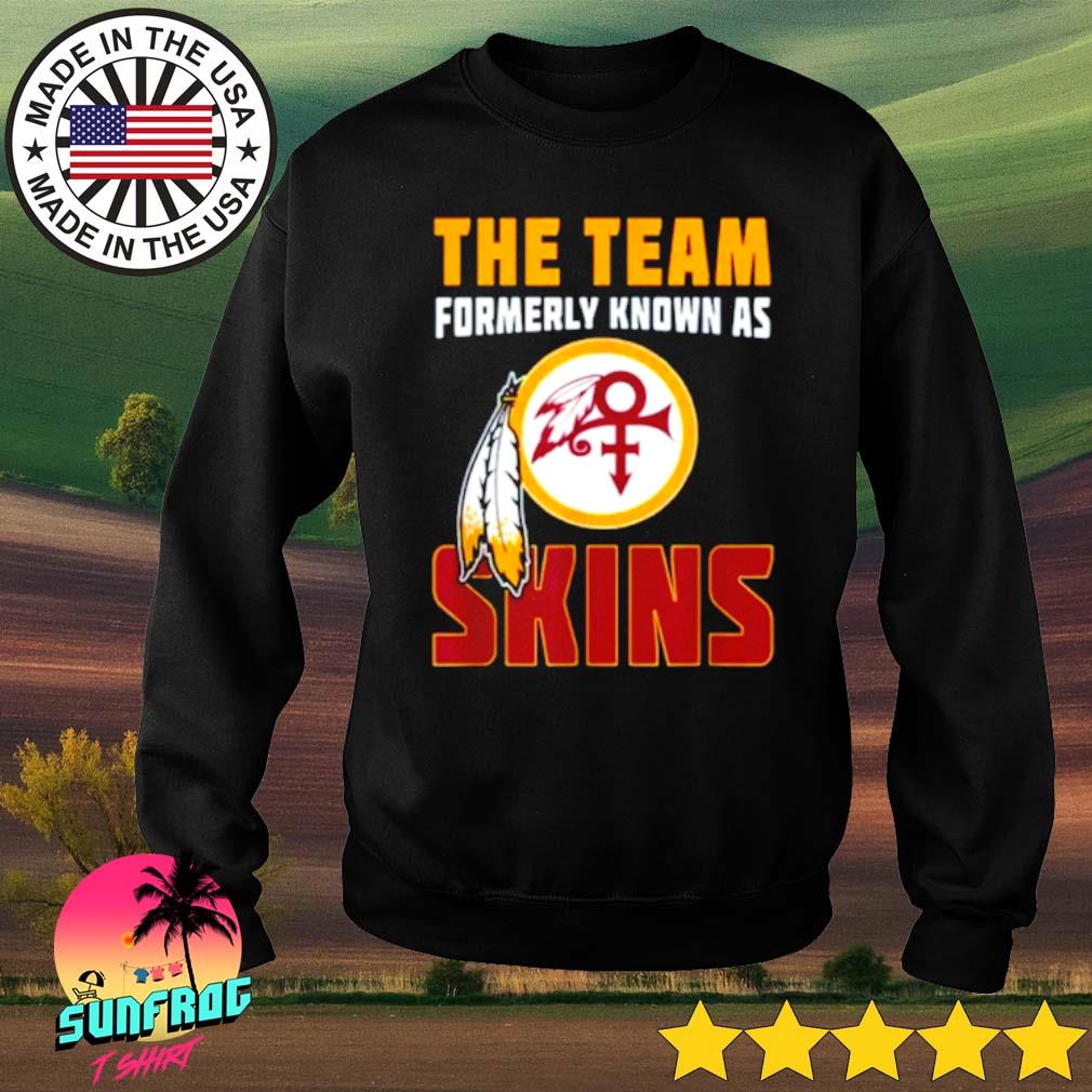 The team formerly known as the skins Washington Redskins shirt