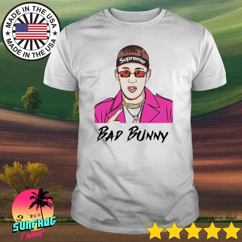 Bad bunny supreme store shirt