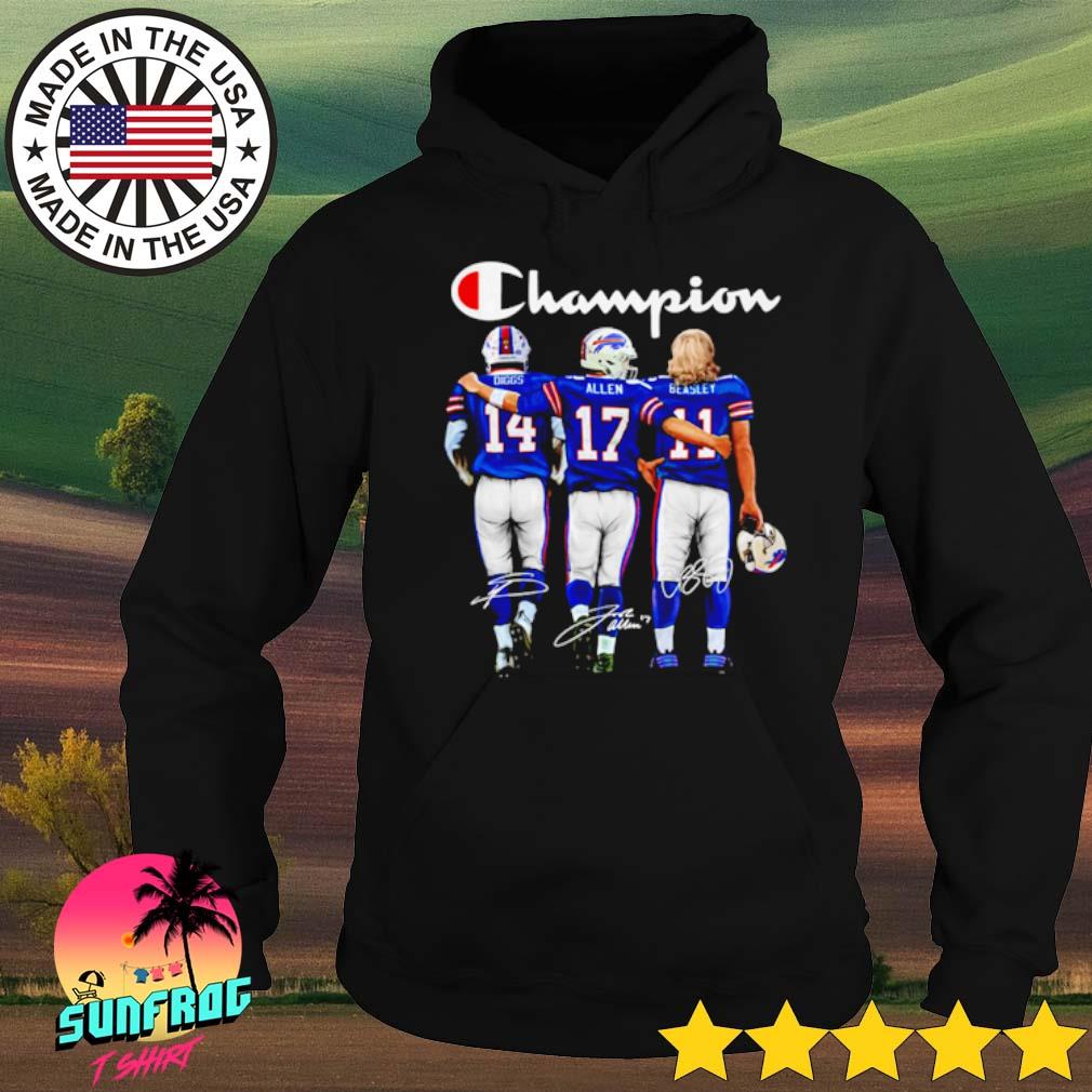 Buffalo Bills Champion Diggs Allen Beasley signatures shirt, hoodie,  sweater, long sleeve and tank top